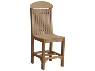 LuxCraft Recycled Plastic Classic Counter Height Side Chair