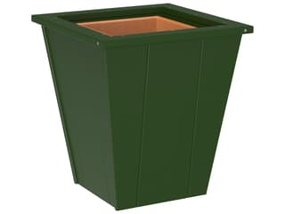 LuxCraft Square Recycled Plastic Planter - Thumbnail 3