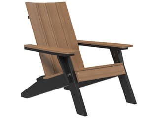 LuxCraft Recycled Plastic Urban Outdoor Patio Adirondack Chair