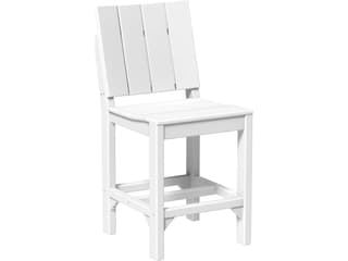 LuxCraft Recycled Plastic Urban Counter Height Side Chair