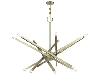 Livex Lighting Monaco 14-Light Antique Brass Chandelier