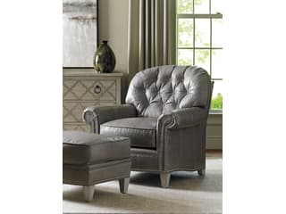 Lexington Home Brands Oyster Bay Bayville Ottoman - Thumbnail 2