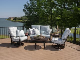 Mallin Albany Aluminum Cushion Outdoor Lounge Set