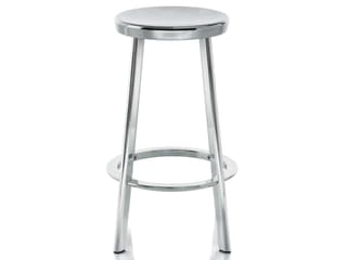 Magis Outdoor Deja-vu Polished Aluminum Metal Counter Stool