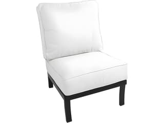 Meadowcraft Maddux Wrought Iron Modular Outdoor Lounge Chair