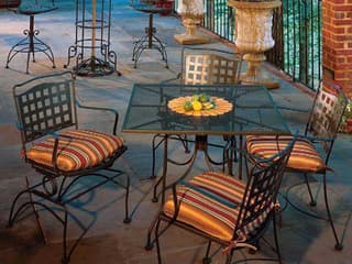 Meadowcraft Vera Cruz Wrought Iron Dining Set