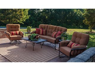 Meadowcraft Vinings Wrought Iron Lounge Set