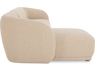 Moe's Home Faye Beige Upholstered Sectional Sofa