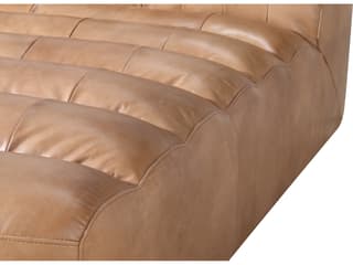 Moe's Home Tan Leather Chaise