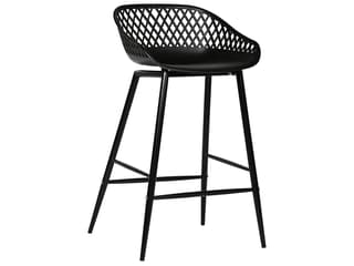 Moe's Home Piazza Black Counter Stool Set of 2