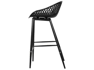 Moe's Home Piazza Black Counter Stool Set of 2