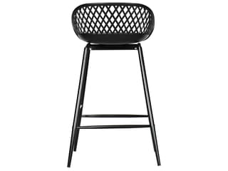 Moe's Home Piazza Black Counter Stool Set of 2