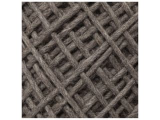 Mercana Allium Dark Brown Handwoven Wool Cylindrical Pouf