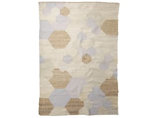 Mercana Mayson 5x8 Cream Multi-Colored Honeycomb Pattern Area Rug