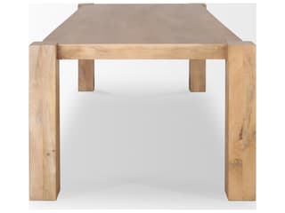 Mercana Beth Light Brown Wood Rectangular Dining Table