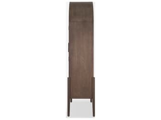 Mercana Teva Two Toned Dark w/Light Wood Arched Curio Cabinet