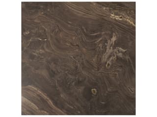 Mercana Allyson 32" Round Dark Brown wood w/ Cappuccino Marble Top Bistro Table