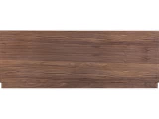 Moe's Home Round Off Natural Walnut Brown Ply Wood Queen Platform Bed