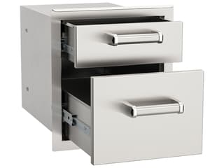 Fire Magic Flush Double Drawer
