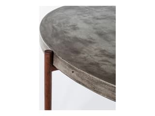 Moe's Home Outdoor Dark Grey Concrete Round Coffee Table