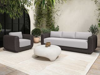 Moe's Home Outdoor Soma Wicker Cushion Lounge Set