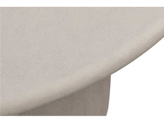 Moe's Home Outdoor Frida White Concrete Round Coffee Table