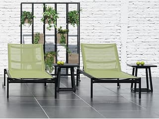 MamaGreen Allux Aluminum Patio Lounge Set