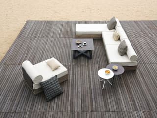 MamaGreen Mono Aluminum Square Outdoor Coffee Table