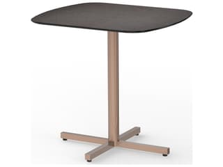 MamaGreen Zupy Steel Square Outdoor Patio Bistro Table with HPL Top