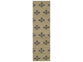 Orchard Floral Hand-Woven Jute and Wool Runner Rug