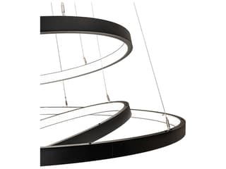 Meyda Anillo Textured Black Chandelier
