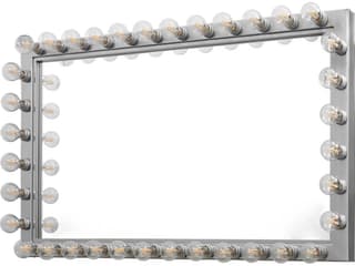 Meyda Extreme Chrome Alva Greenroom Vanity Mirror