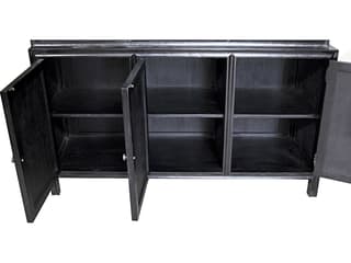 Noir Colonial Hutch Display Cabinet - Thumbnail 2