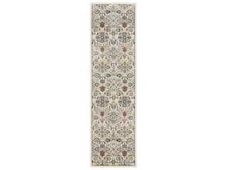 Allur Bohemian Floral Runner Area Rug 2'3" x 7'6" in Beige