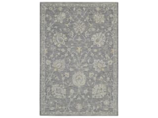 Infinite IFT04 Charcoal Traditional Persian Power-Loomed Area Rug 5'3" x 7'8"