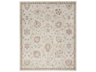 Infinite IFT04 Ivory Area Rug with Vintage Persian Floral Design