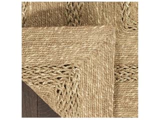 Nourison Natural Seagrass Geometric Runner Area Rug