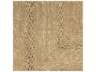 Nourison Natural Seagrass Geometric Runner Area Rug