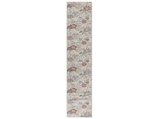 Washables Runner Area Rug Vintage Floral Design