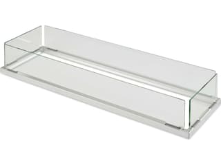 Outdoor Greatroom Folding Glass Wind Guard and Burner Cover - Thumbnail 2