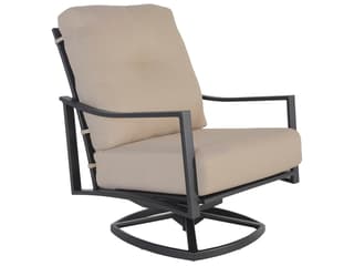 Avana Cushion Aluminum Swivel Rocker Outdoor Patio Lounge Chair