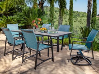 OW Lee Avana Aluminum Dining Set
