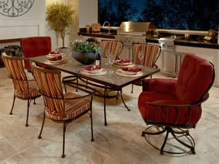 OW Lee Monterra Wrought Iron Dinning Set