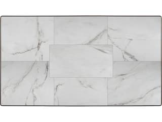 OW Lee Porcelain Rectangular Table Top with Umbrella Hole