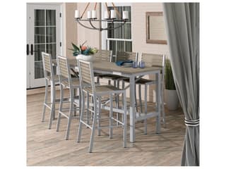 Oxford Garden Travira Aluminum Flint 7 Piece Bar Set