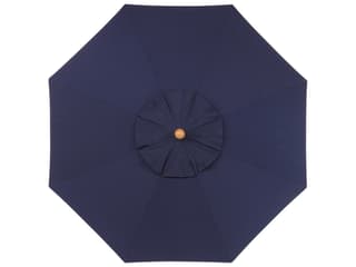 Oxford Garden Tropical Hardwood 6 Foot Octagon Market Pulley Lift Outdoor Patio Umbrella