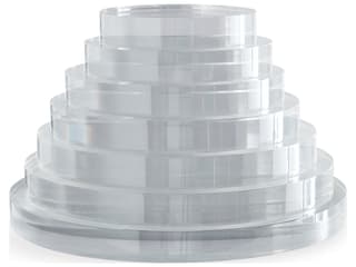 Port 68 Acrylic Stand Round 6"D (Set Of 2)