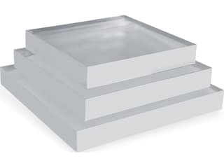 Port 68 Acrylic Stand Square 7" (Set Of 2)