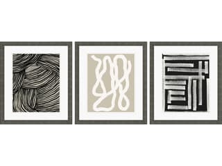 Paragon Naive Lines-IV Wall Art Set of 3