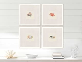 Paragon Coastal Medley Wall Art Set of 4